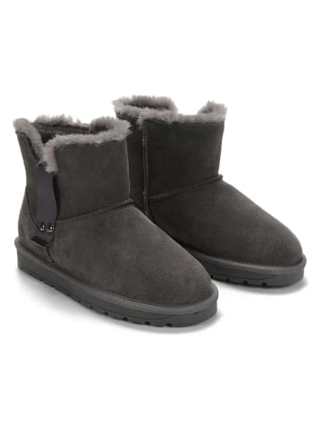 NICEBAY Leren winterboots "Labia" grijs