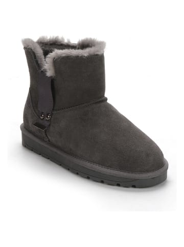 NICEBAY Leren winterboots "Labia" grijs