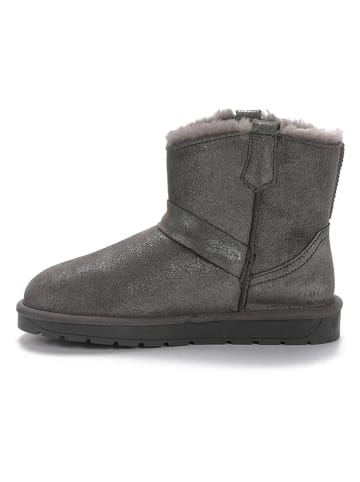 NICEBAY Leren winterboots "Wissal" grijs