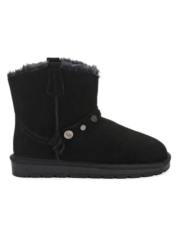 NICEBAY Leder-Winterboots "Wilany" in Schwarz