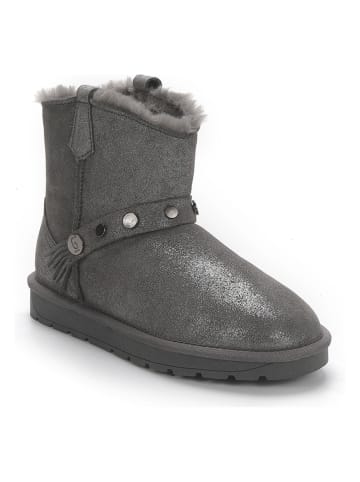 NICEBAY Leder-Winterboots "Wilany" in Grau