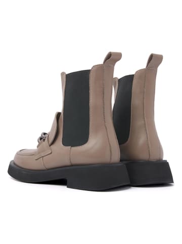 Lazamani Chelsea-Boots in Taupe