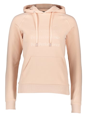Peak Performance Bluza "Ground" w kolorze brzoskwiniowym