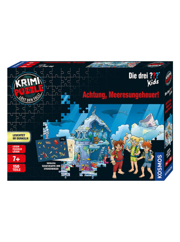 Kosmos 150tlg. Krimi-Puzzle "Die drei. Kids - Achtung, Meeresungeheuer!" - ab 7 Jahren