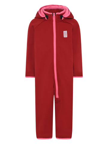 LEGO Kombinezon softshellowy "Serles 763" w kolorze czerwonym