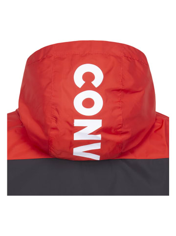 Converse Windbreaker in Rot/ Schwarz