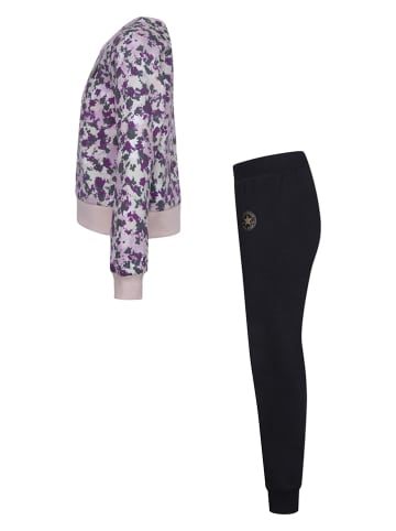 Converse 2-delige outfit paars/zwart