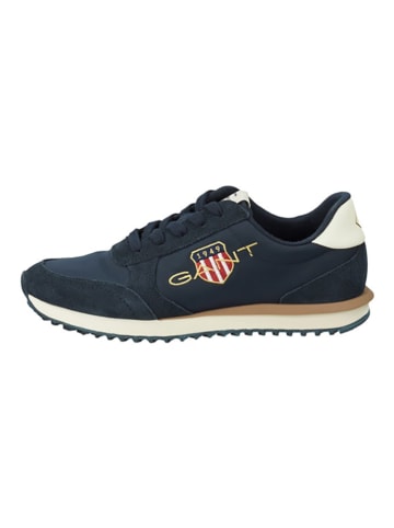 GANT Footwear Skórzane sneakersy "Beya" w kolorze granatowym