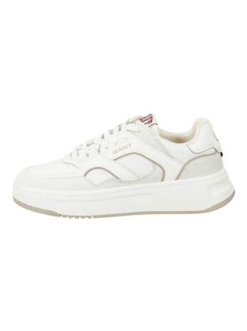 GANT Footwear Leder-Sneakers "Yinsy" in Weiß