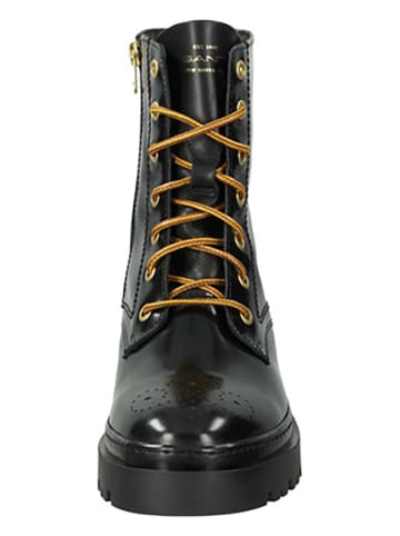 Gant Leder-Boots "Aligrey" in Schwarz
