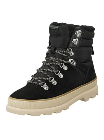 GANT Footwear Skórzane botki "Frenny" w kolorze czarnym