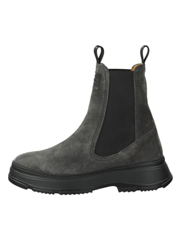 Gant Leder-Chelsea-Boots "Janebi" in Grau