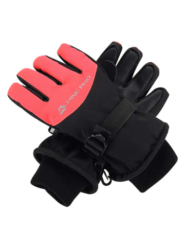 Alpine Pro Rękawiczki narciarskie "Lordo" w kolorze czarno-różowym