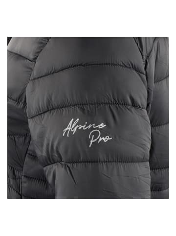 Alpine Pro Doorgestikte jas "Jadera" zwart