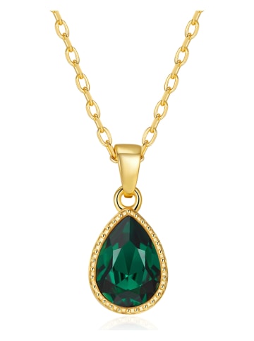 Park Avenue Vergulde ketting met Swarovski-kristal - (L)40 cm