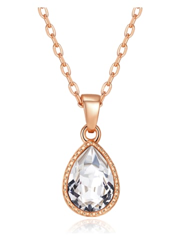 Park Avenue Rosévergulde ketting met Swarovski-kristal - (L)40 cm