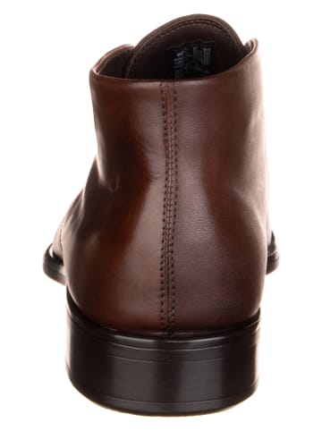 Ecco Leder-Schnürschuhe in Braun