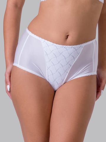 Valea Pełne figi high waist w kolorze białym