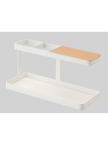 Yamazaki Schreibtischorganizer ''Tower'' in Weiß - (B)24,5 x (H)11,3 x (T)9,7 cm