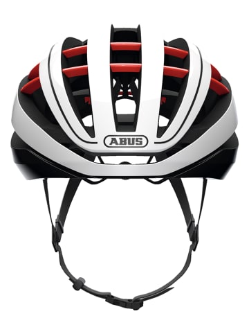 ABUS Fietshelm "Aventor" wit/rood