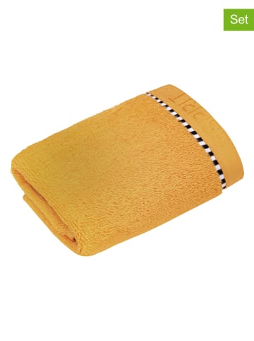 ESPRIT 6-delige set: washandjes "Box Solid" geel