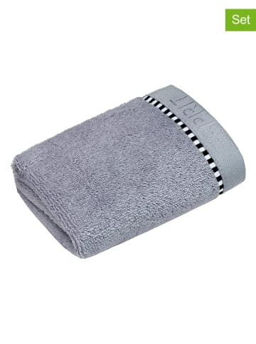 ESPRIT 6-delige set: zeepdoekjes "Box solid" zilverkleurig