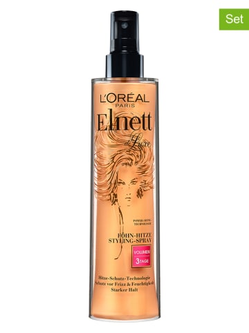L'Oréal Paris 3er-Set: Hitzeschutzspray "Volumen", je 170 ml