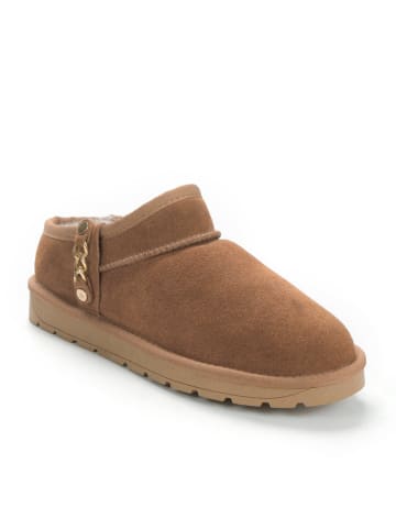Gooce Leren winterboots "Michala" lichtbruin