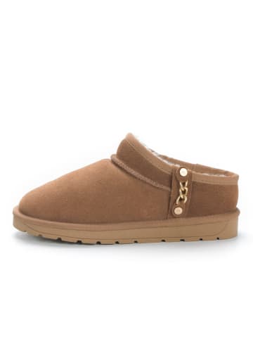 Gooce Leren winterboots "Michala" lichtbruin
