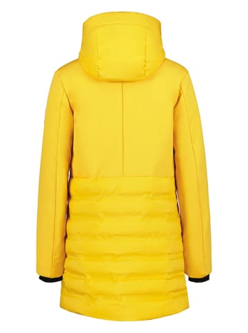 Icepeak Doorgestikte mantel "Albee" geel