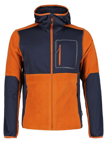 Icepeak Fleece vest "Como" antraciet/oranje