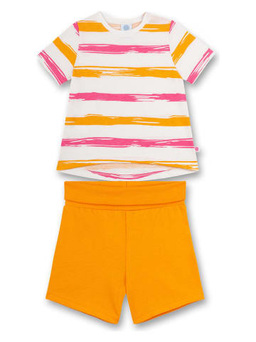 Sanetta Pyjama oranje/lichtroze