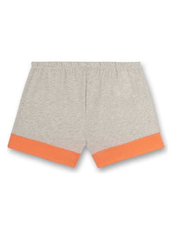 Sanetta Pyjamashort grijs/oranje