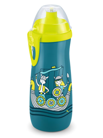 NUK Trinkflasche "Sports Cup"  in Petrol/ Limette - 450 ml