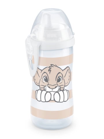 NUK Drinkfles "Kiddy Cup Lion King" transparant/lichtroze - 300 ml