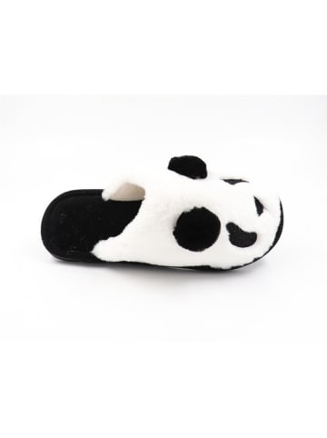Confly Pantoffels zwart/wit