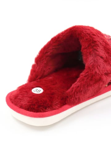 Confly Pantoffels rood