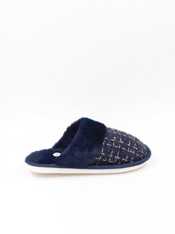 Confly Pantoffels donkerblauw