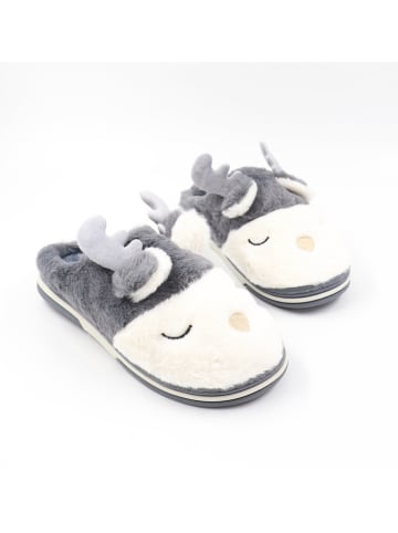 Confly Pantoffels grijs/crème
