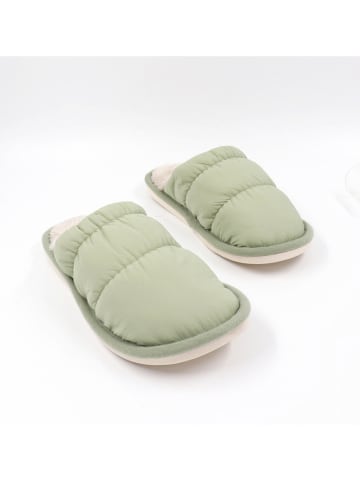 Confly Pantoffels lichtgroen