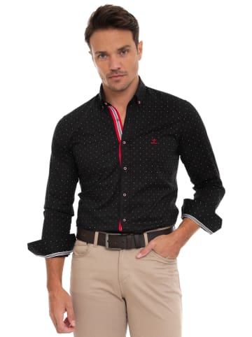 SIR RAYMOND TAILOR Koszula "Risor" w kolorze czarno-czerwonym