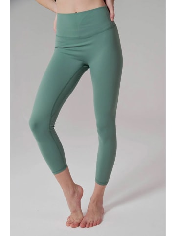 Onamaste Legginsy sportowe w kolorze zielonym