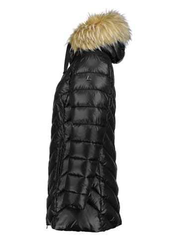 LUHTA Płaszcz zimowy "Haukivuori" w kolorze czarnym