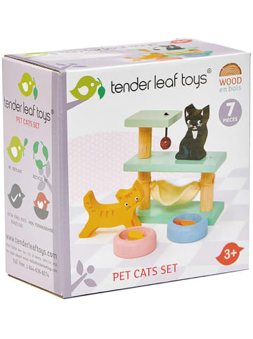 Tender Leaf Toys Speelset met accessoires "Katten" - vanaf 3 jaar