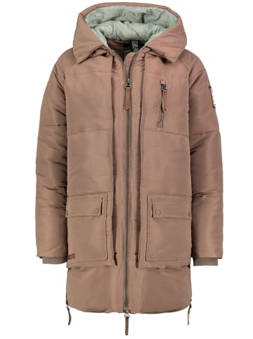 Sublevel Wintermantel in Camel