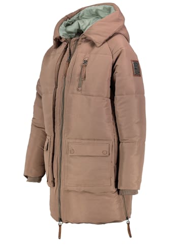 Sublevel Wintermantel in Camel