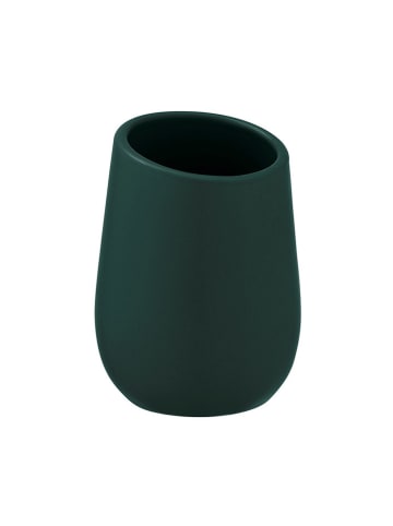 Wenko Tandenborstelbeker donkergroen - (H)11 x Ø 8 cm