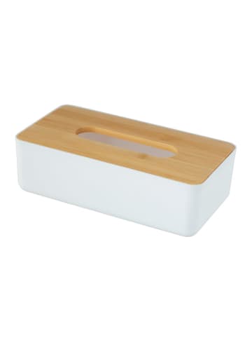 Wenko Kosmetiktuchbox "Rotello" in Weiß - (B)24 x (H)10 x (T)10 cm