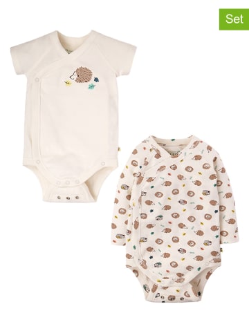 Frugi Body (2 szt.) w kolorze kremowym