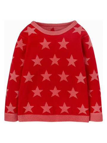 Frugi Dwustronny sweter w kolorze czerwonym